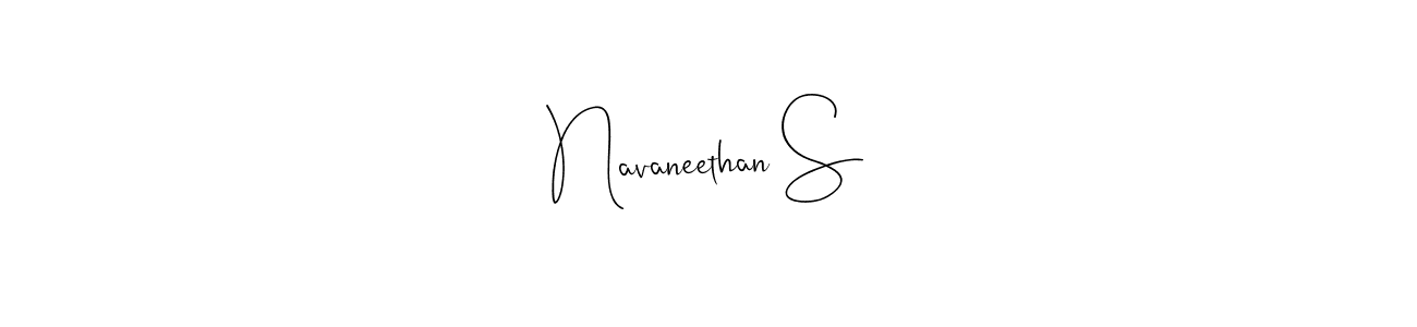 How to make Navaneethan S signature? Andilay-7BmLP is a professional autograph style. Create handwritten signature for Navaneethan S name. Navaneethan S signature style 4 images and pictures png