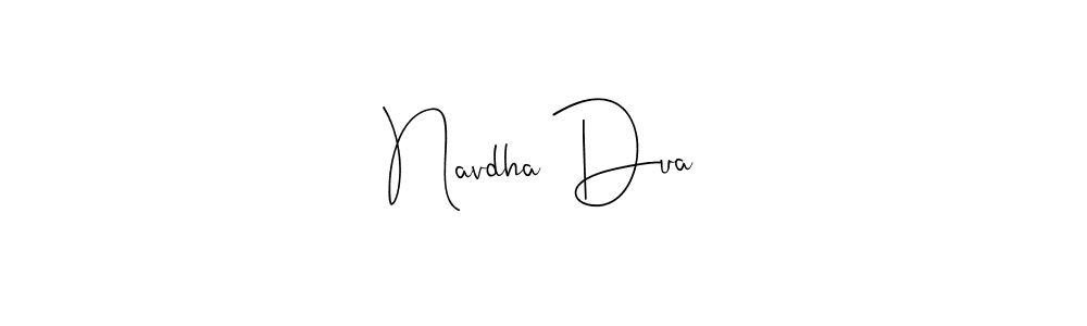 How to Draw Navdha Dua signature style? Andilay-7BmLP is a latest design signature styles for name Navdha Dua. Navdha Dua signature style 4 images and pictures png