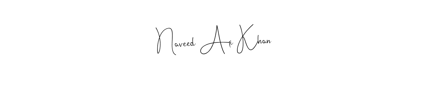 The best way (Andilay-7BmLP) to make a short signature is to pick only two or three words in your name. The name Naveed Ali Khan include a total of six letters. For converting this name. Naveed Ali Khan signature style 4 images and pictures png