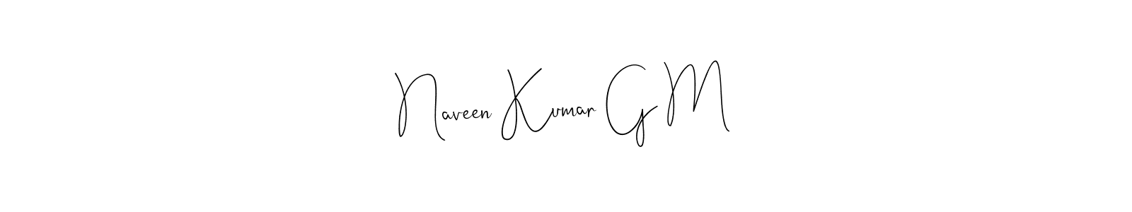 Best and Professional Signature Style for Naveen Kumar G M. Andilay-7BmLP Best Signature Style Collection. Naveen Kumar G M signature style 4 images and pictures png