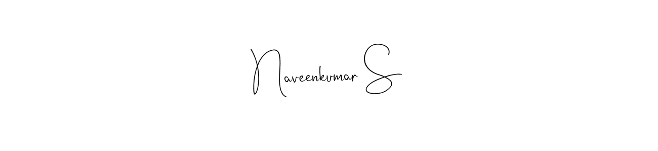 Also we have Naveenkumar S name is the best signature style. Create professional handwritten signature collection using Andilay-7BmLP autograph style. Naveenkumar S signature style 4 images and pictures png