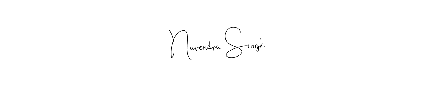 How to make Navendra Singh signature? Andilay-7BmLP is a professional autograph style. Create handwritten signature for Navendra Singh name. Navendra Singh signature style 4 images and pictures png