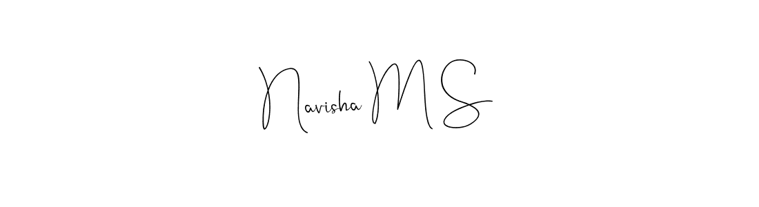 You can use this online signature creator to create a handwritten signature for the name Navisha M S. This is the best online autograph maker. Navisha M S signature style 4 images and pictures png