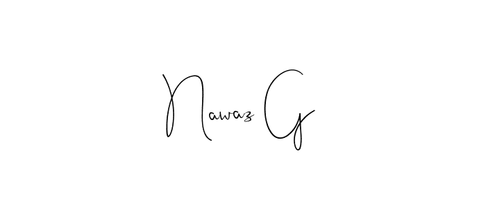 Here are the top 10 professional signature styles for the name Nawaz G. These are the best autograph styles you can use for your name. Nawaz G signature style 4 images and pictures png