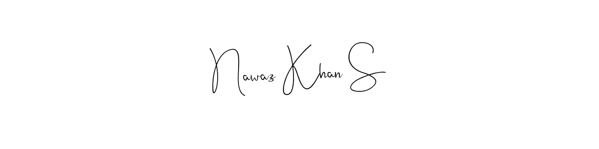 Here are the top 10 professional signature styles for the name Nawaz Khan S. These are the best autograph styles you can use for your name. Nawaz Khan S signature style 4 images and pictures png