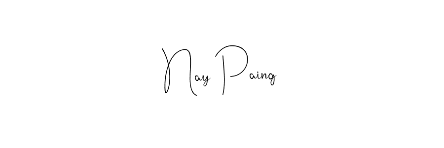 Here are the top 10 professional signature styles for the name Nay Paing. These are the best autograph styles you can use for your name. Nay Paing signature style 4 images and pictures png
