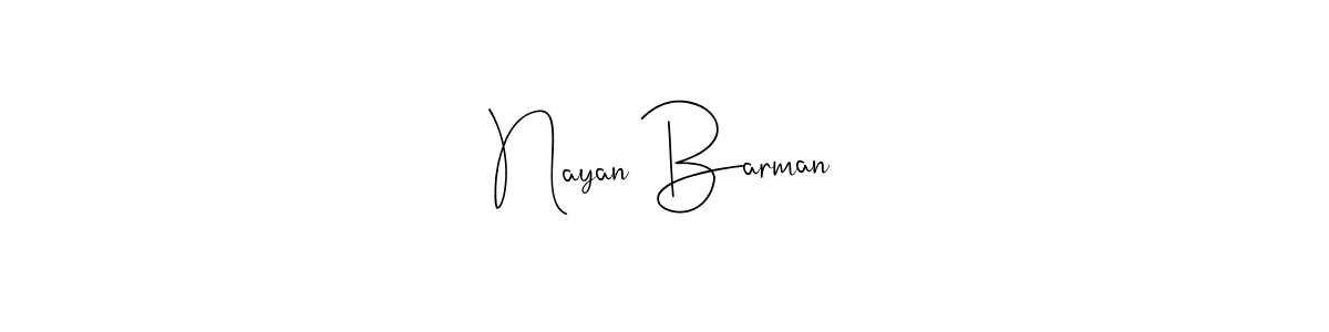 How to make Nayan Barman signature? Andilay-7BmLP is a professional autograph style. Create handwritten signature for Nayan Barman name. Nayan Barman signature style 4 images and pictures png