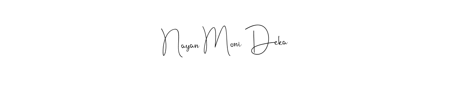 See photos of Nayan Moni Deka official signature by Spectra . Check more albums & portfolios. Read reviews & check more about Andilay-7BmLP font. Nayan Moni Deka signature style 4 images and pictures png
