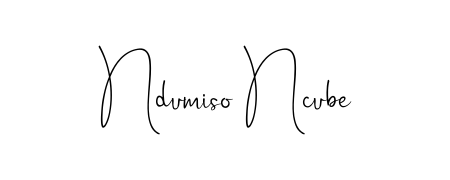 You should practise on your own different ways (Andilay-7BmLP) to write your name (Ndumiso Ncube) in signature. Don't let someone else do it for you. Ndumiso Ncube signature style 4 images and pictures png