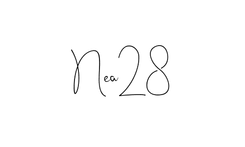 Use a signature maker to create a handwritten signature online. With this signature software, you can design (Andilay-7BmLP) your own signature for name Nea28. Nea28 signature style 4 images and pictures png