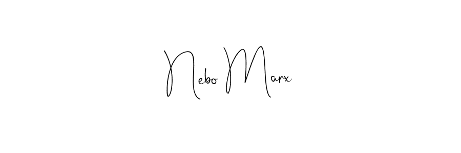 How to Draw Nebo Marx signature style? Andilay-7BmLP is a latest design signature styles for name Nebo Marx. Nebo Marx signature style 4 images and pictures png