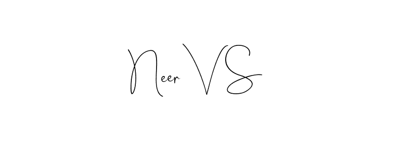 How to make Neer V S signature? Andilay-7BmLP is a professional autograph style. Create handwritten signature for Neer V S name. Neer V S signature style 4 images and pictures png