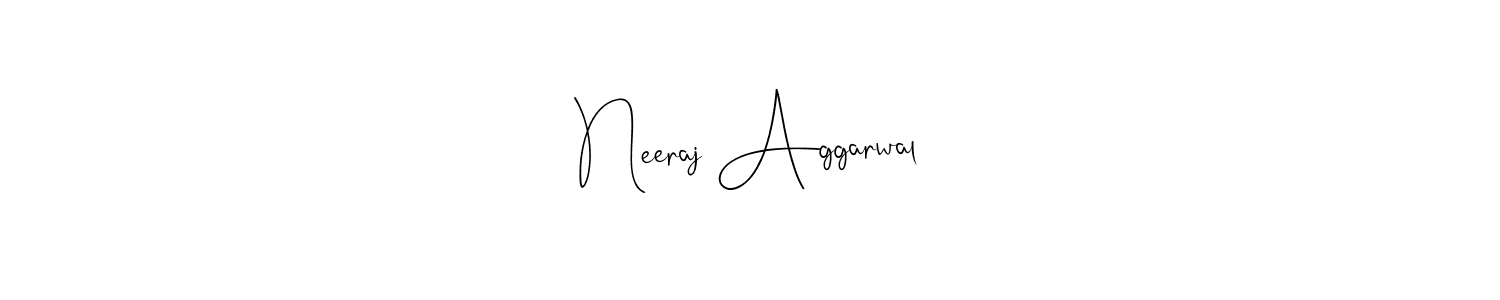 Neeraj Aggarwal stylish signature style. Best Handwritten Sign (Andilay-7BmLP) for my name. Handwritten Signature Collection Ideas for my name Neeraj Aggarwal. Neeraj Aggarwal signature style 4 images and pictures png