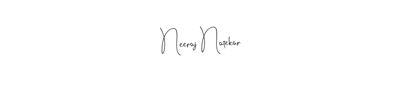 Check out images of Autograph of Neeraj Natekar name. Actor Neeraj Natekar Signature Style. Andilay-7BmLP is a professional sign style online. Neeraj Natekar signature style 4 images and pictures png