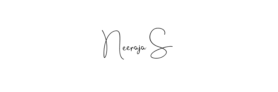 Neeraja S stylish signature style. Best Handwritten Sign (Andilay-7BmLP) for my name. Handwritten Signature Collection Ideas for my name Neeraja S. Neeraja S signature style 4 images and pictures png