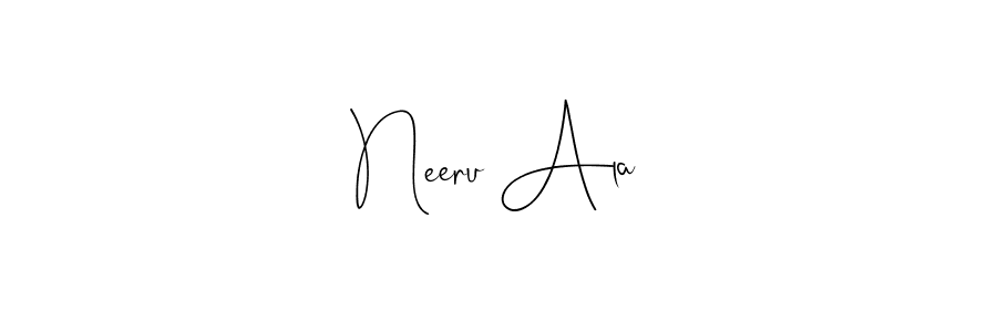 Similarly Andilay-7BmLP is the best handwritten signature design. Signature creator online .You can use it as an online autograph creator for name Neeru Ala. Neeru Ala signature style 4 images and pictures png