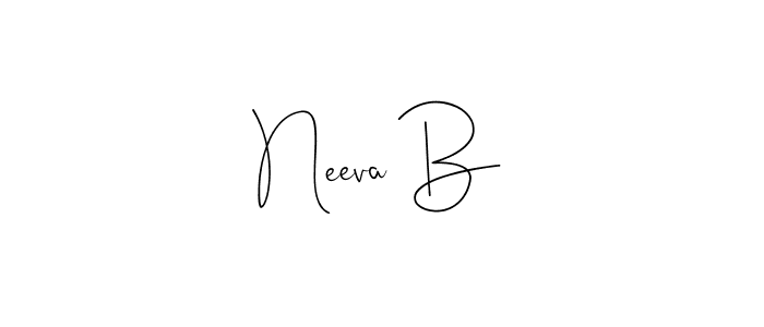 You can use this online signature creator to create a handwritten signature for the name Neeva B. This is the best online autograph maker. Neeva B signature style 4 images and pictures png