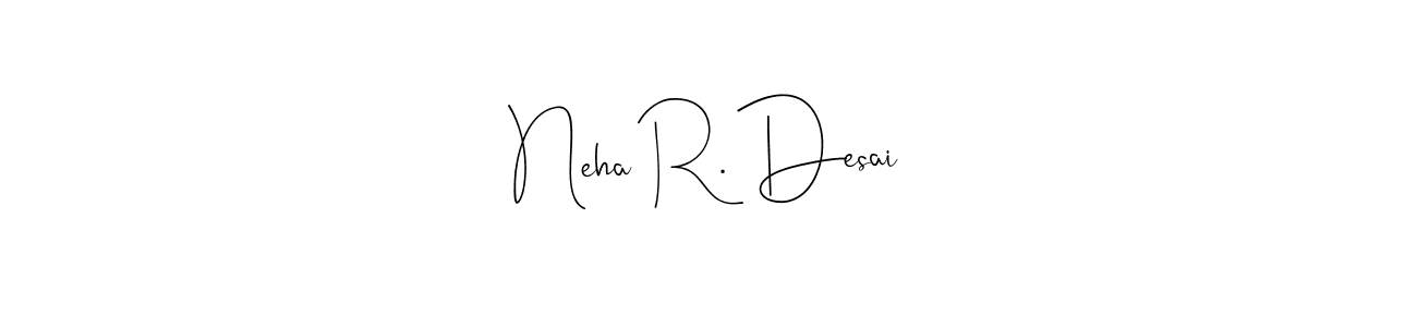 How to Draw Neha R. Desai signature style? Andilay-7BmLP is a latest design signature styles for name Neha R. Desai. Neha R. Desai signature style 4 images and pictures png