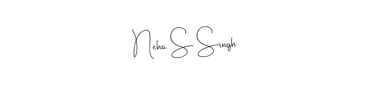 How to make Neha S Singh signature? Andilay-7BmLP is a professional autograph style. Create handwritten signature for Neha S Singh name. Neha S Singh signature style 4 images and pictures png