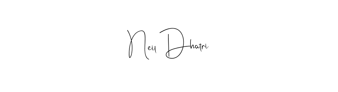 Check out images of Autograph of Neil Dhatri name. Actor Neil Dhatri Signature Style. Andilay-7BmLP is a professional sign style online. Neil Dhatri signature style 4 images and pictures png