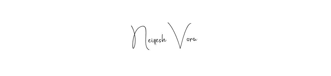 Best and Professional Signature Style for Neillesh Vora. Andilay-7BmLP Best Signature Style Collection. Neillesh Vora signature style 4 images and pictures png