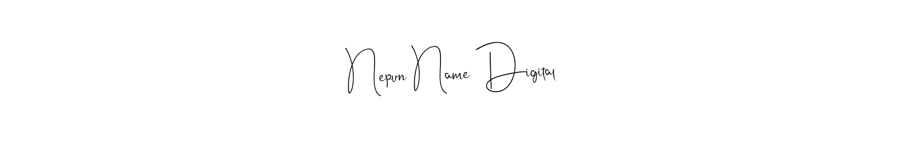 This is the best signature style for the Nepun Name Digital name. Also you like these signature font (Andilay-7BmLP). Mix name signature. Nepun Name Digital signature style 4 images and pictures png