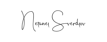 Discover the perfect balance of readability and style for Netanel Sverdlov with Andilay-7BmLP font. Create your dream signature today. Netanel Sverdlov signature style 4 images and pictures png