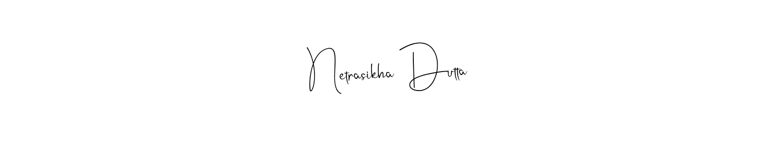 How to Draw Netrasikha Dutta signature style? Andilay-7BmLP is a latest design signature styles for name Netrasikha Dutta. Netrasikha Dutta signature style 4 images and pictures png