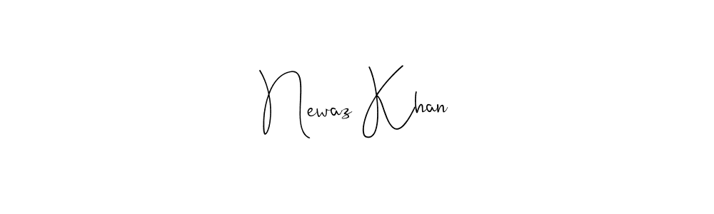 Use a signature maker to create a handwritten signature online. With this signature software, you can design (Andilay-7BmLP) your own signature for name Newaz Khan. Newaz Khan signature style 4 images and pictures png