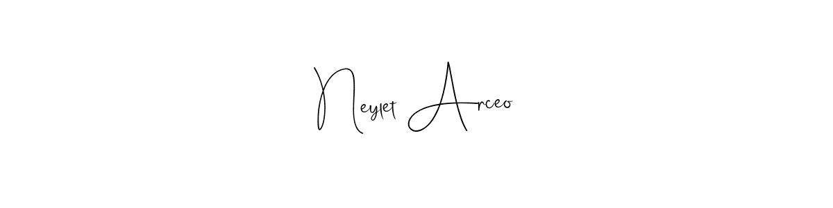 Design your own signature with our free online signature maker. With this signature software, you can create a handwritten (Andilay-7BmLP) signature for name Neylet Arceo. Neylet Arceo signature style 4 images and pictures png