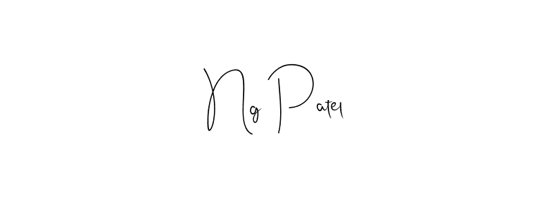 Design your own signature with our free online signature maker. With this signature software, you can create a handwritten (Andilay-7BmLP) signature for name Ng Patel. Ng Patel signature style 4 images and pictures png