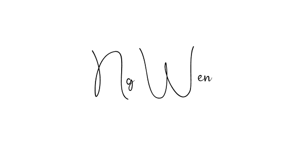 This is the best signature style for the Ng Wen name. Also you like these signature font (Andilay-7BmLP). Mix name signature. Ng Wen signature style 4 images and pictures png