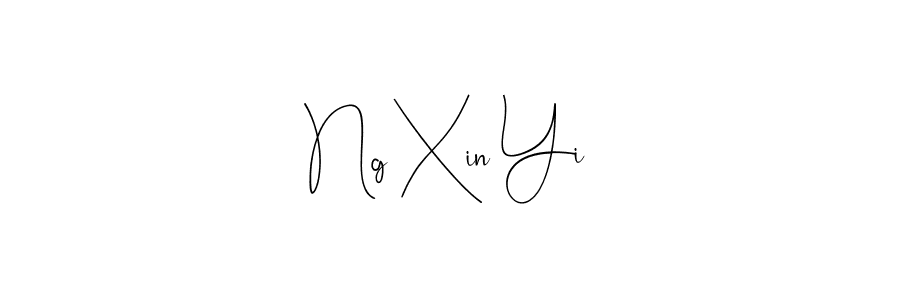 Create a beautiful signature design for name Ng Xin Yi. With this signature (Andilay-7BmLP) fonts, you can make a handwritten signature for free. Ng Xin Yi signature style 4 images and pictures png