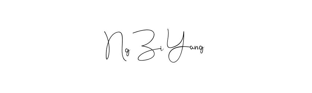 You should practise on your own different ways (Andilay-7BmLP) to write your name (Ng Zi Yang) in signature. don't let someone else do it for you. Ng Zi Yang signature style 4 images and pictures png