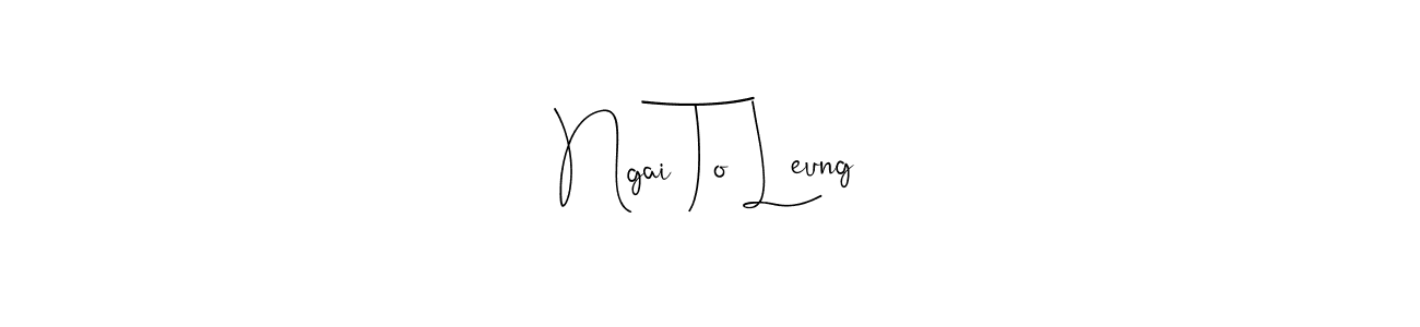 Similarly Andilay-7BmLP is the best handwritten signature design. Signature creator online .You can use it as an online autograph creator for name Ngai To Leung. Ngai To Leung signature style 4 images and pictures png