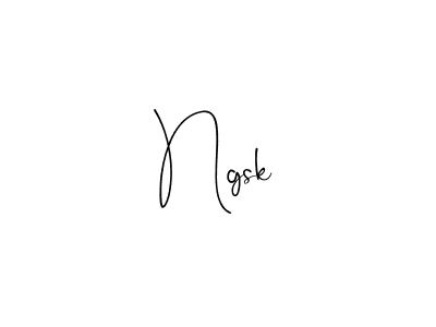 It looks lik you need a new signature style for name Ngsk. Design unique handwritten (Andilay-7BmLP) signature with our free signature maker in just a few clicks. Ngsk signature style 4 images and pictures png