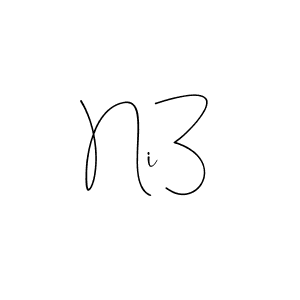 if you are searching for the best signature style for your name Ni3. so please give up your signature search. here we have designed multiple signature styles  using Andilay-7BmLP. Ni3 signature style 4 images and pictures png