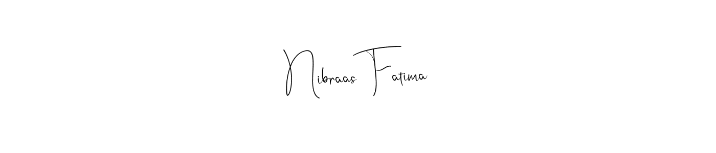 The best way (Andilay-7BmLP) to make a short signature is to pick only two or three words in your name. The name Nibraas Fatima include a total of six letters. For converting this name. Nibraas Fatima signature style 4 images and pictures png