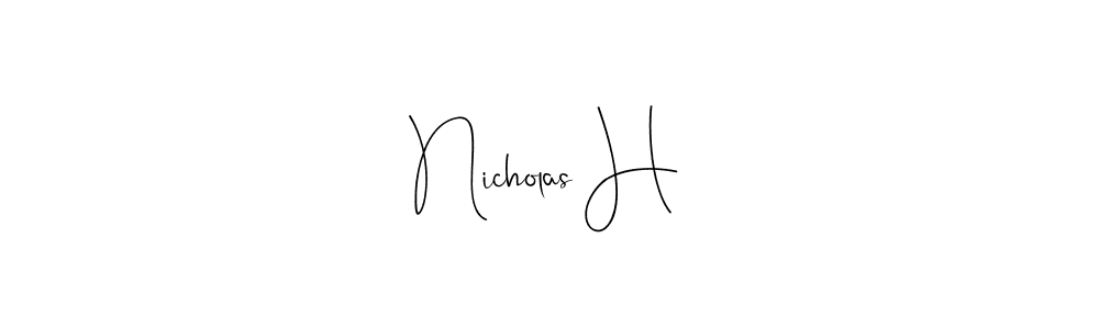 This is the best signature style for the Nicholas H name. Also you like these signature font (Andilay-7BmLP). Mix name signature. Nicholas H signature style 4 images and pictures png