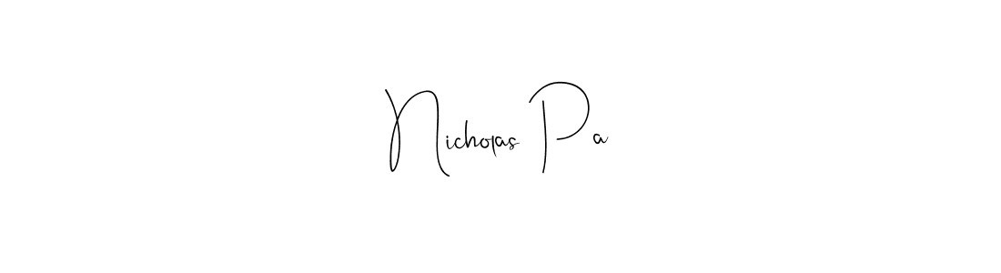 Make a short Nicholas Pa signature style. Manage your documents anywhere anytime using Andilay-7BmLP. Create and add eSignatures, submit forms, share and send files easily. Nicholas Pa signature style 4 images and pictures png