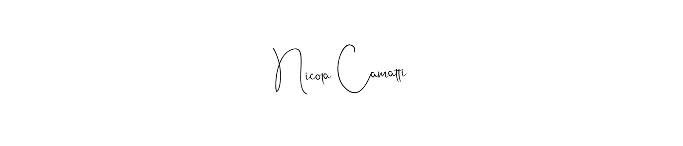 Also we have Nicola Camatti name is the best signature style. Create professional handwritten signature collection using Andilay-7BmLP autograph style. Nicola Camatti signature style 4 images and pictures png