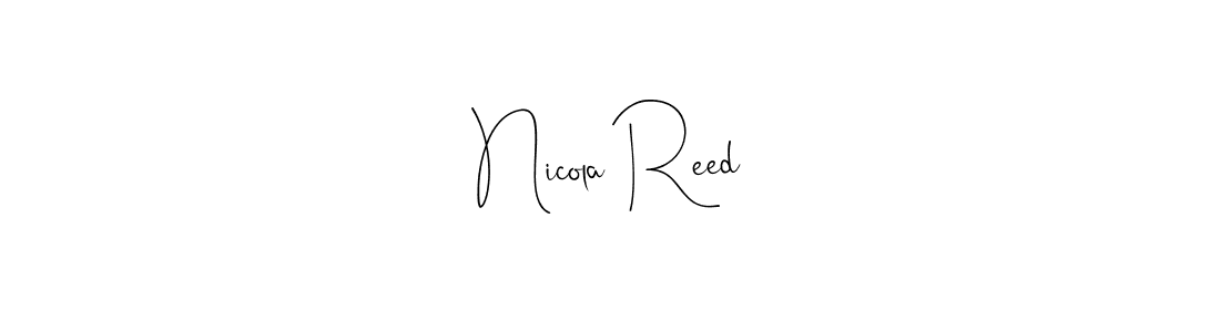 Also You can easily find your signature by using the search form. We will create Nicola Reed name handwritten signature images for you free of cost using Andilay-7BmLP sign style. Nicola Reed signature style 4 images and pictures png