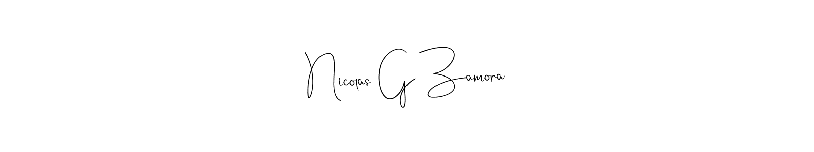 Also we have Nicolas G Zamora name is the best signature style. Create professional handwritten signature collection using Andilay-7BmLP autograph style. Nicolas G Zamora signature style 4 images and pictures png