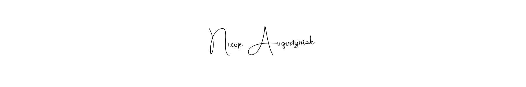 Here are the top 10 professional signature styles for the name Nicole Augustyniak. These are the best autograph styles you can use for your name. Nicole Augustyniak signature style 4 images and pictures png