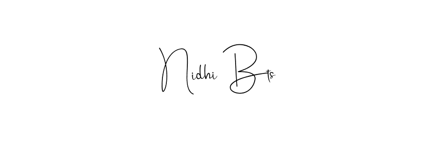 Similarly Andilay-7BmLP is the best handwritten signature design. Signature creator online .You can use it as an online autograph creator for name Nidhi Bts. Nidhi Bts signature style 4 images and pictures png