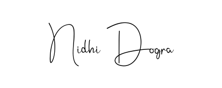 Use a signature maker to create a handwritten signature online. With this signature software, you can design (Andilay-7BmLP) your own signature for name Nidhi Dogra. Nidhi Dogra signature style 4 images and pictures png