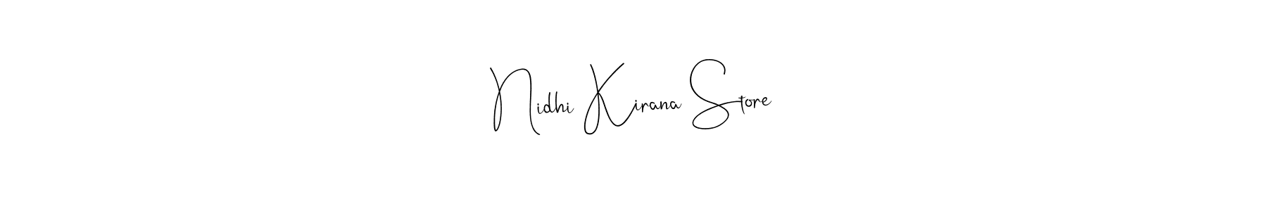 You can use this online signature creator to create a handwritten signature for the name Nidhi Kirana Store. This is the best online autograph maker. Nidhi Kirana Store signature style 4 images and pictures png