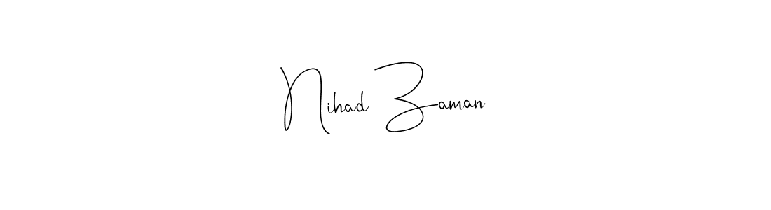 It looks lik you need a new signature style for name Nihad Zaman. Design unique handwritten (Andilay-7BmLP) signature with our free signature maker in just a few clicks. Nihad Zaman signature style 4 images and pictures png
