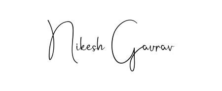 The Andilay-7BmLP lettering style adds unique flourish to name Nikesh Gaurav. Stand out with a custom digital autograph made in seconds. Nikesh Gaurav signature style 4 images and pictures png