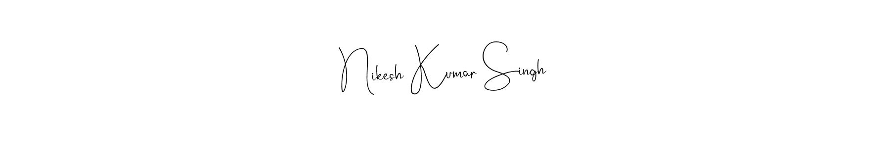 Make a beautiful signature design for name Nikesh Kumar Singh. Use this online signature maker to create a handwritten signature for free. Nikesh Kumar Singh signature style 4 images and pictures png